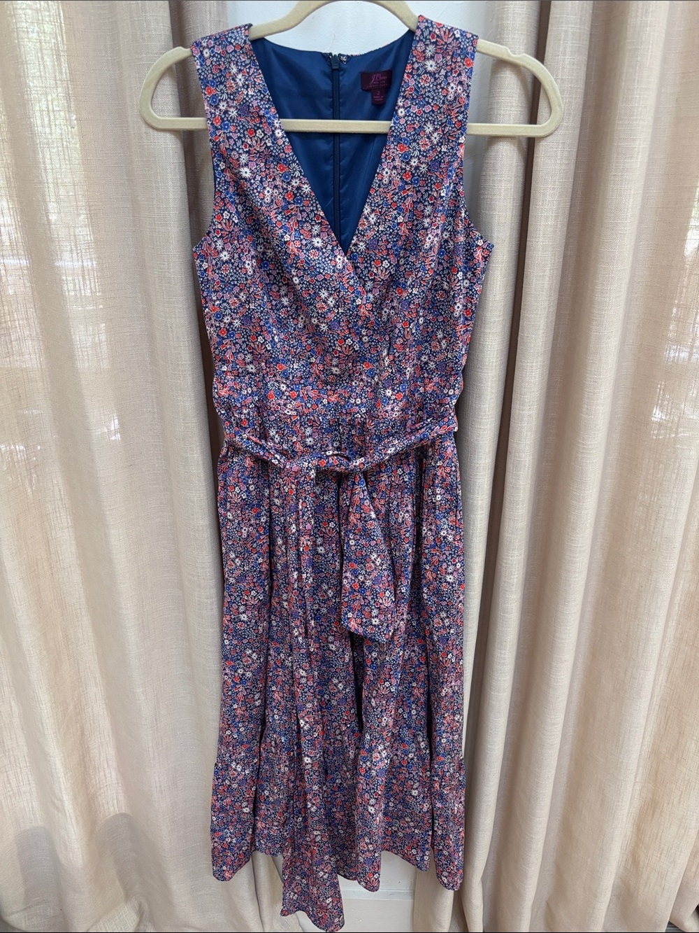 J crew liberty London floral midi dress